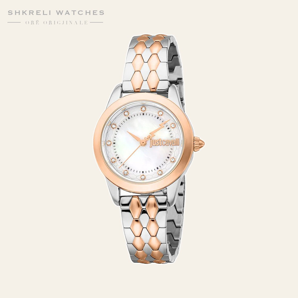 Just Cavalli Klasike për Femra — Bezhë — Just Cavalli | Shkreli Watches