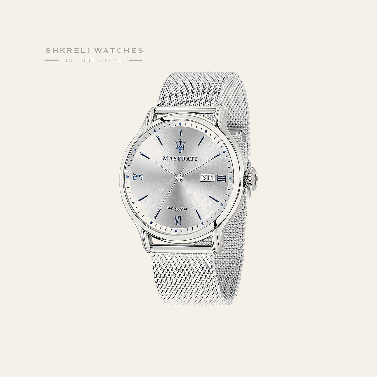 Maserati Klasike — Argjendi — Maserati | Shkreli Watches