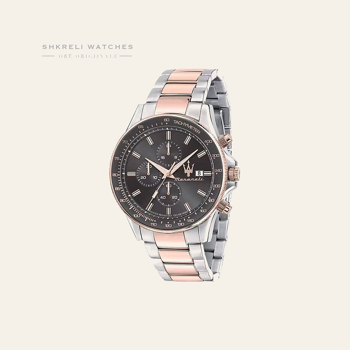 Maserati Klasike — Kafe — Maserati | Shkreli Watches