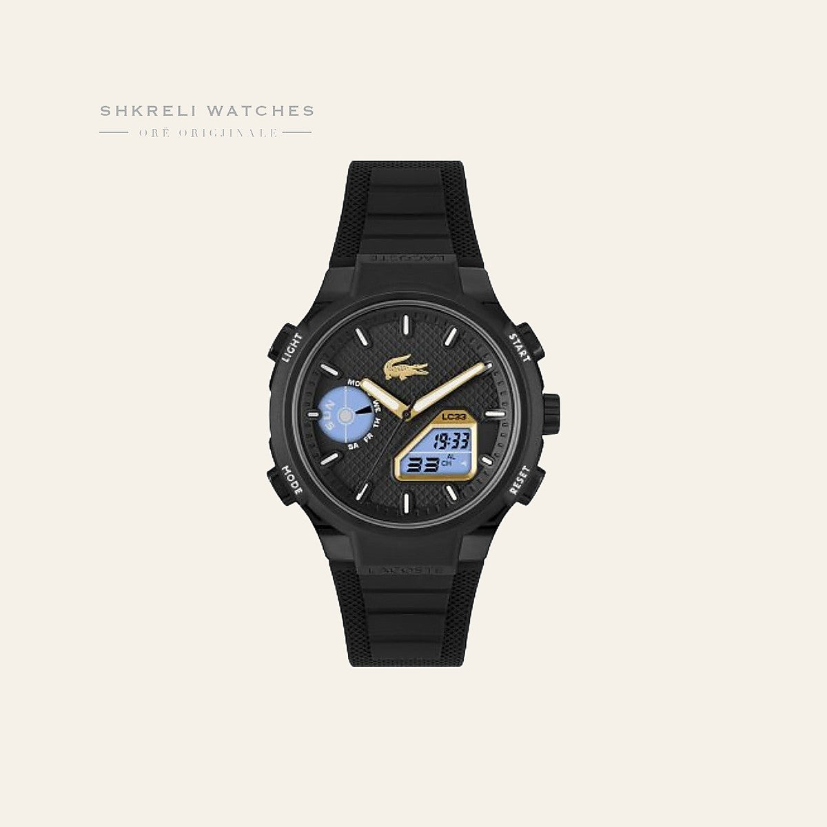 Lacoste Klasike për Meshkuj — Kafe e errët — Lacoste | Shkreli Watches