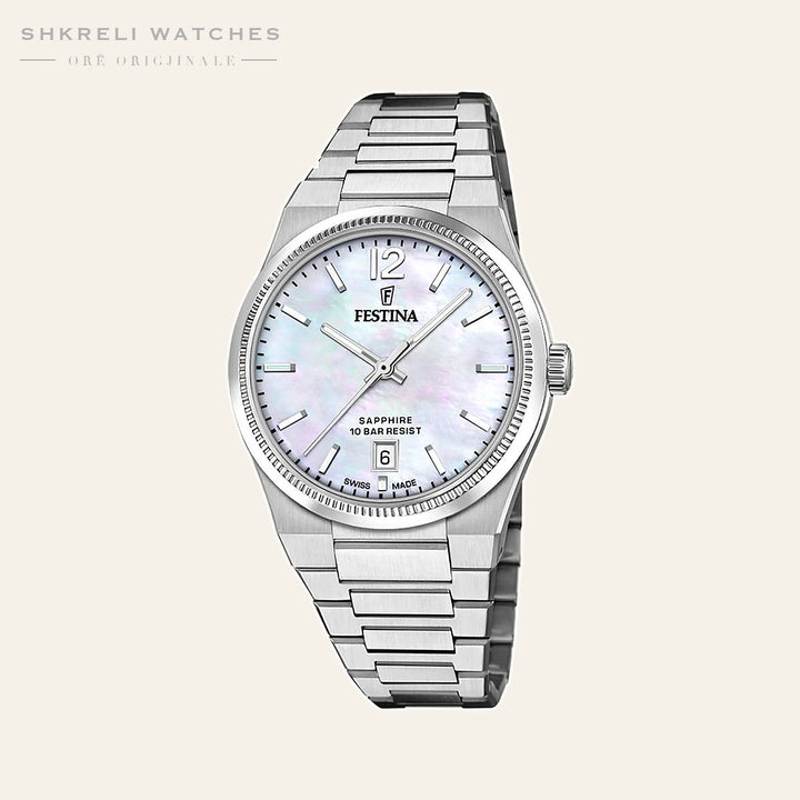 Festina Swiss Made Rivé Quartz (35mm) Mother of Pearl Dial