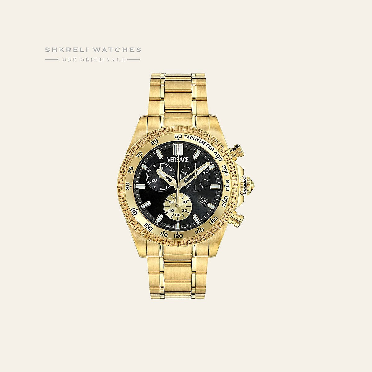 Versace Klasike për Meshkuj — Gri — Versace | Shkreli Watches