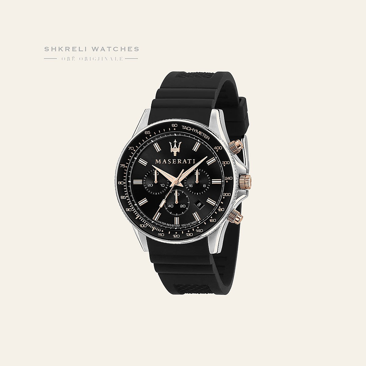 Maserati Klasike për Meshkuj — E zezë — Maserati | Shkreli Watches