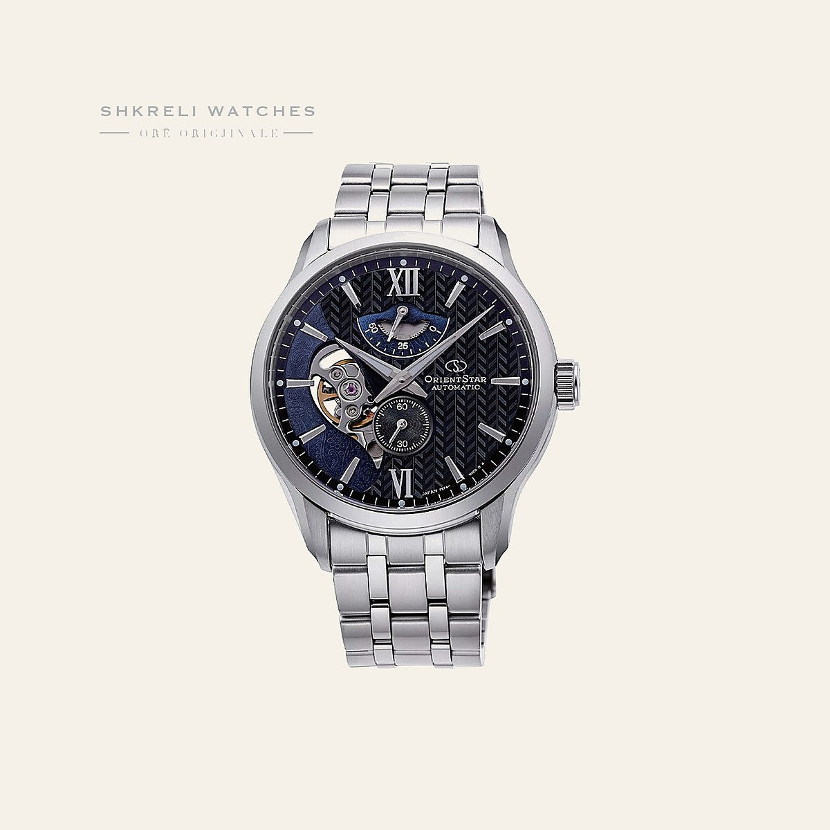 Orient Star Klasike për Meshkuj — Blu e errët — Orient Star | Shkreli Watches