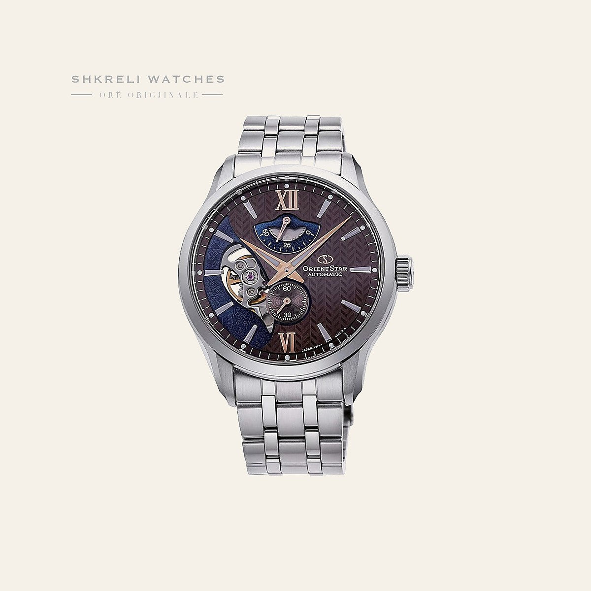 Orient Star Klasike për Meshkuj — Kafe — Orient Star | Shkreli Watches