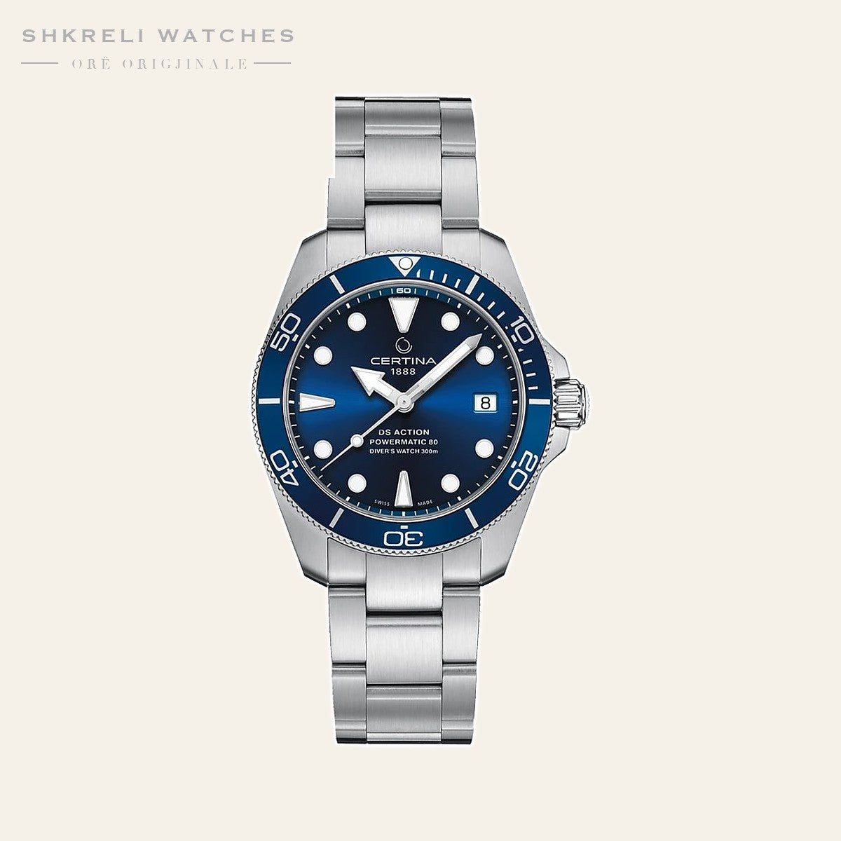 Certina DS Action Diver 38mm Powermatic 80 — Certina | Shkreli Watches