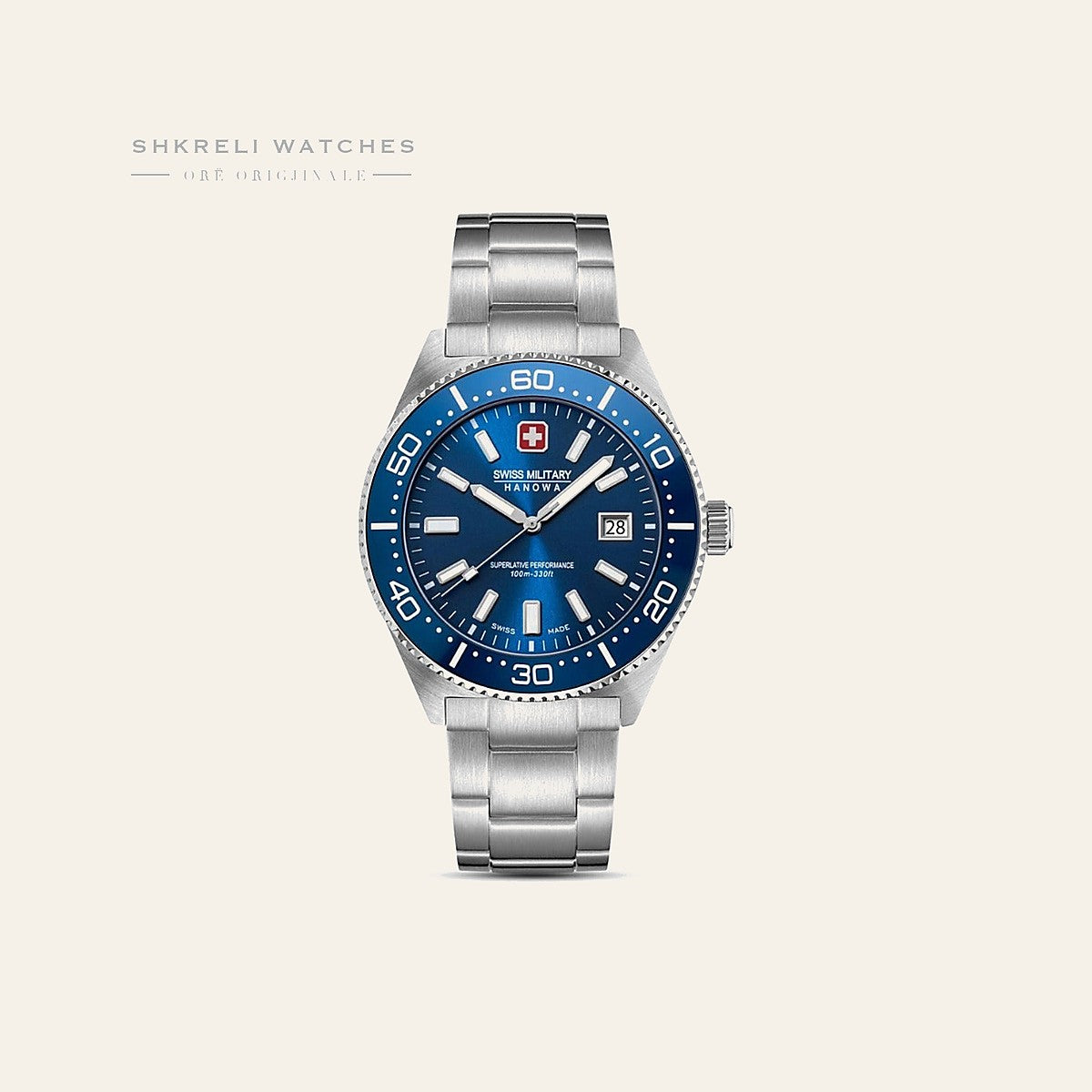 Swiss Military Hanowa Klasike për Meshkuj — Blu — Swiss Military Hanowa | Shkreli Watches