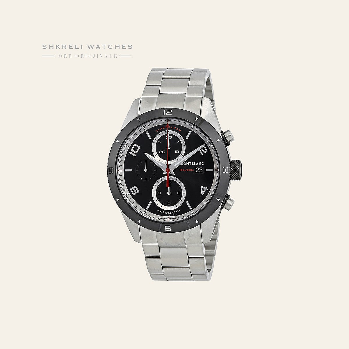 Montblanc TimeWalker Automatic Black 43mm — Montblanc | Shkreli Watches