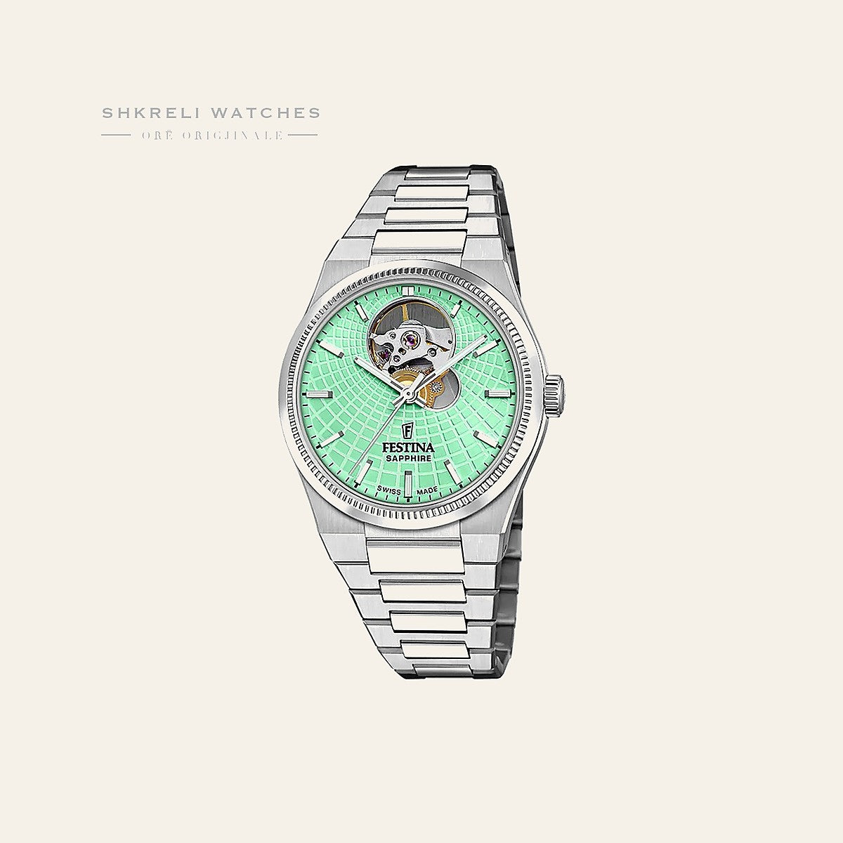Festina Swiss Made open heart automatic — Festina Swiss Made | Shkreli Watches
