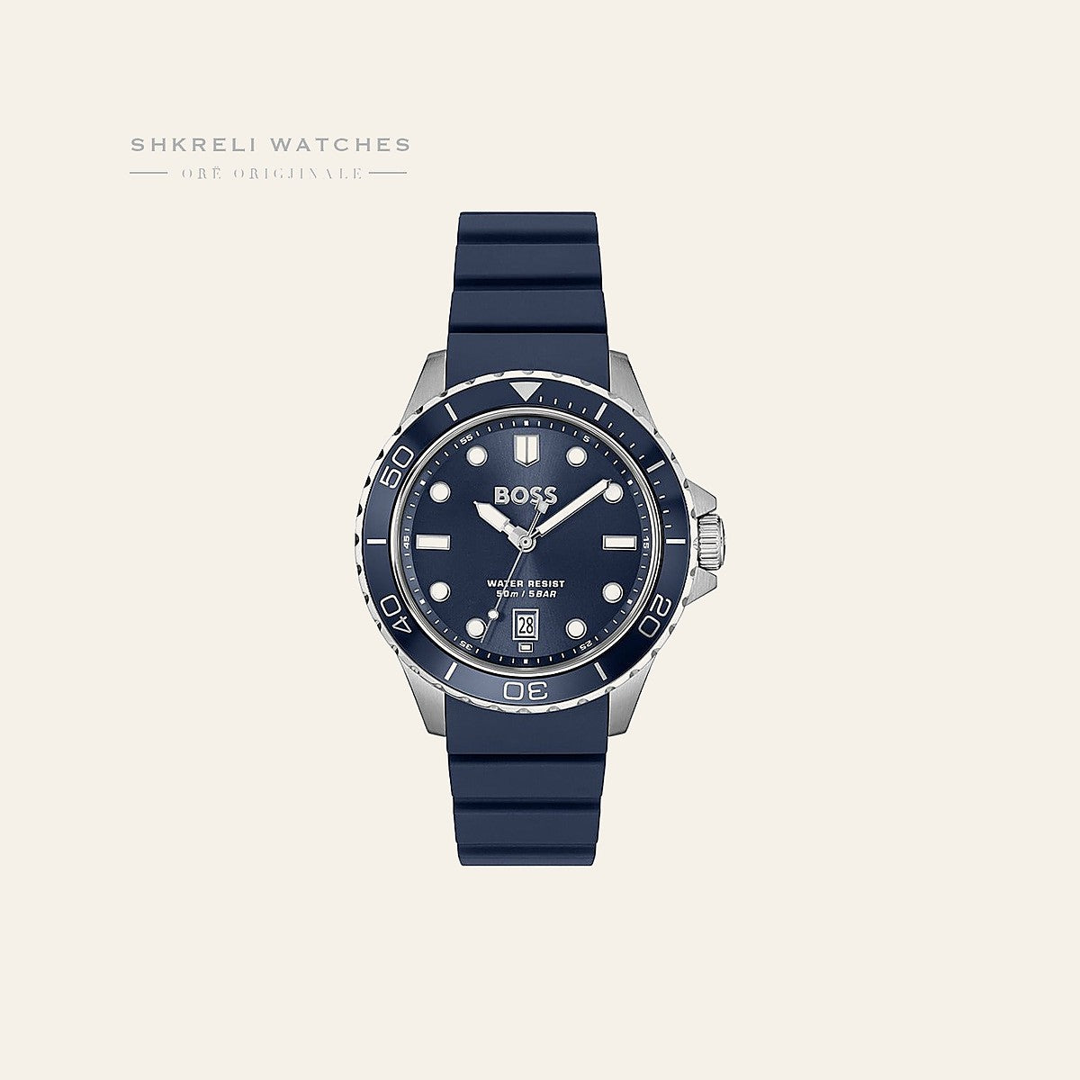 Boss Klasike për Meshkuj — Blu e errët — Boss | Shkreli Watches