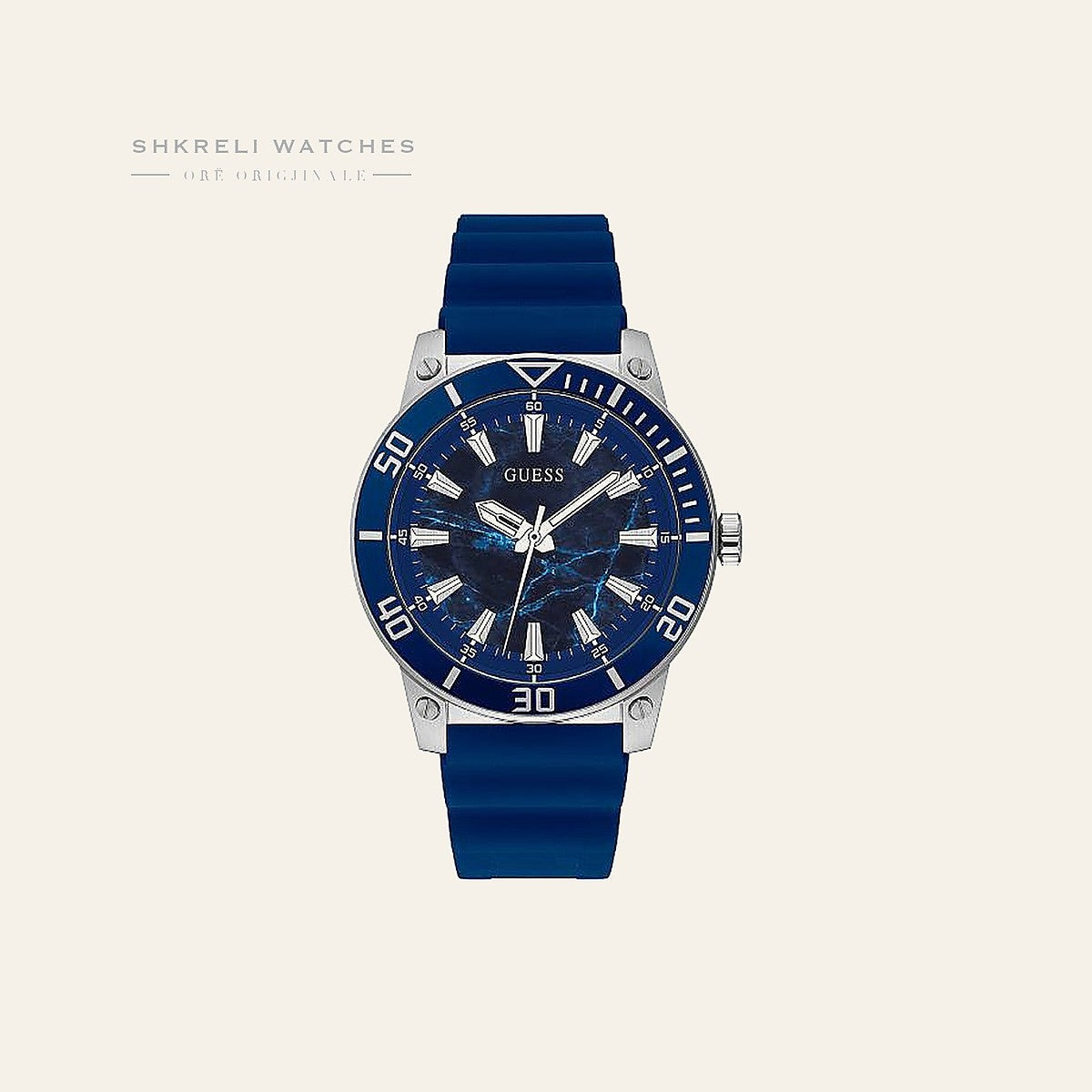 Guess Klasike — Blu e errët — Guess | Shkreli Watches
