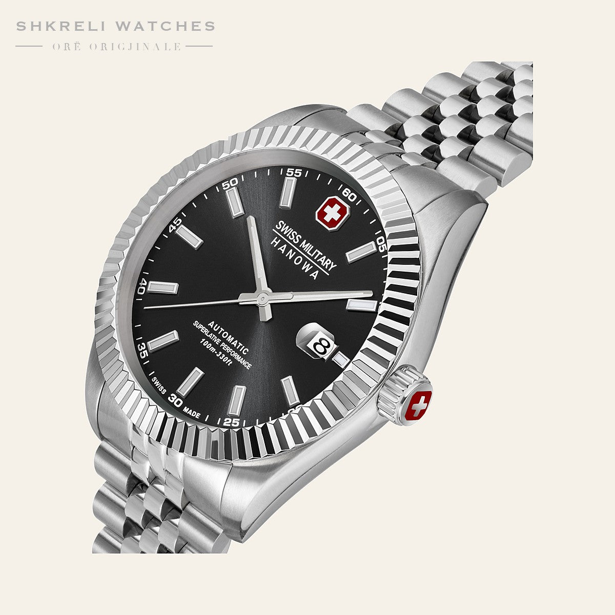 Swiss Military Hanowa Klasike — Gri — pamja 3 | Shkreli Watches