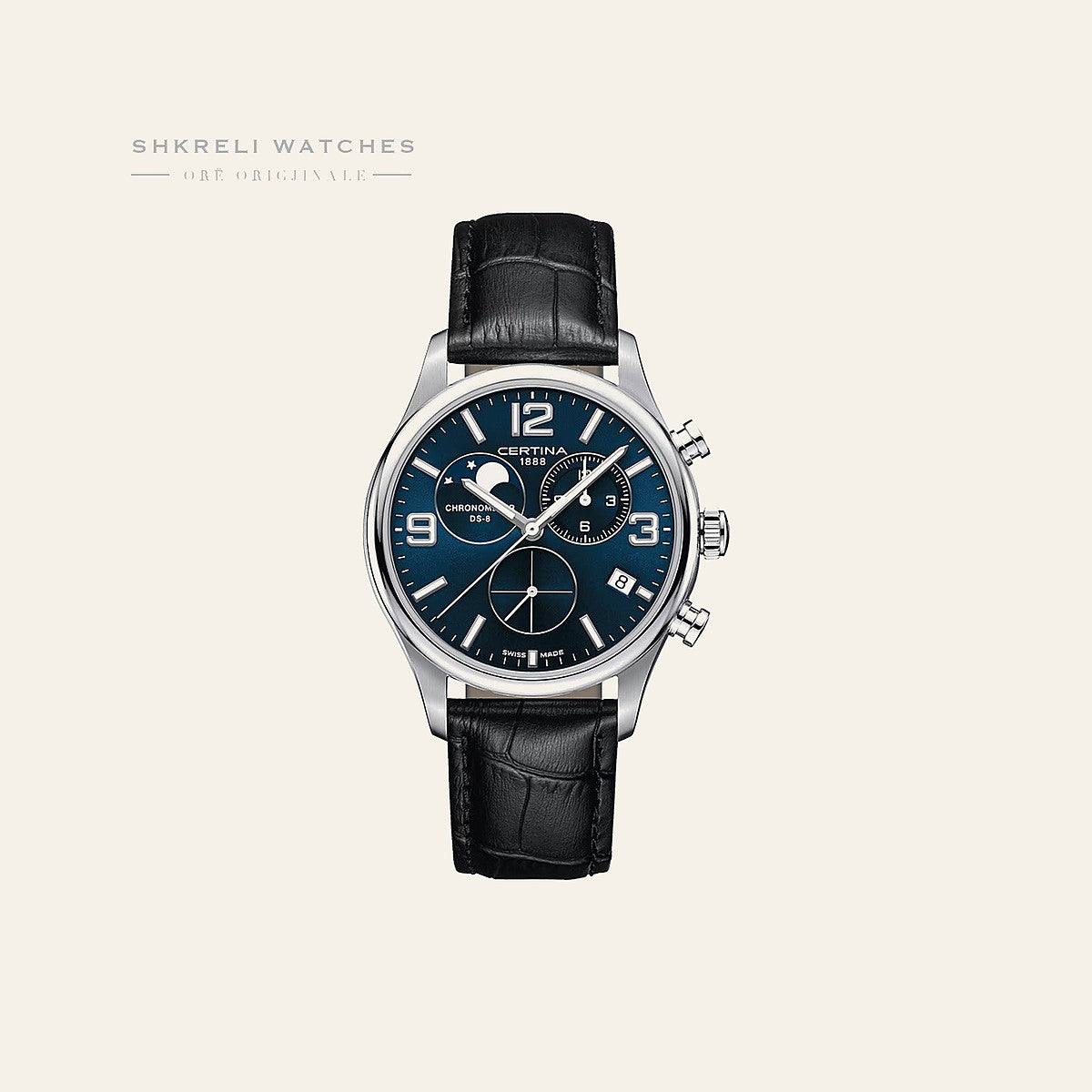 Certina Chronograph Moon Phase — Certina | Shkreli Watches