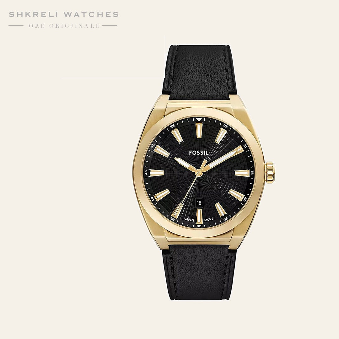 Fossil Everett Three-Hand Date