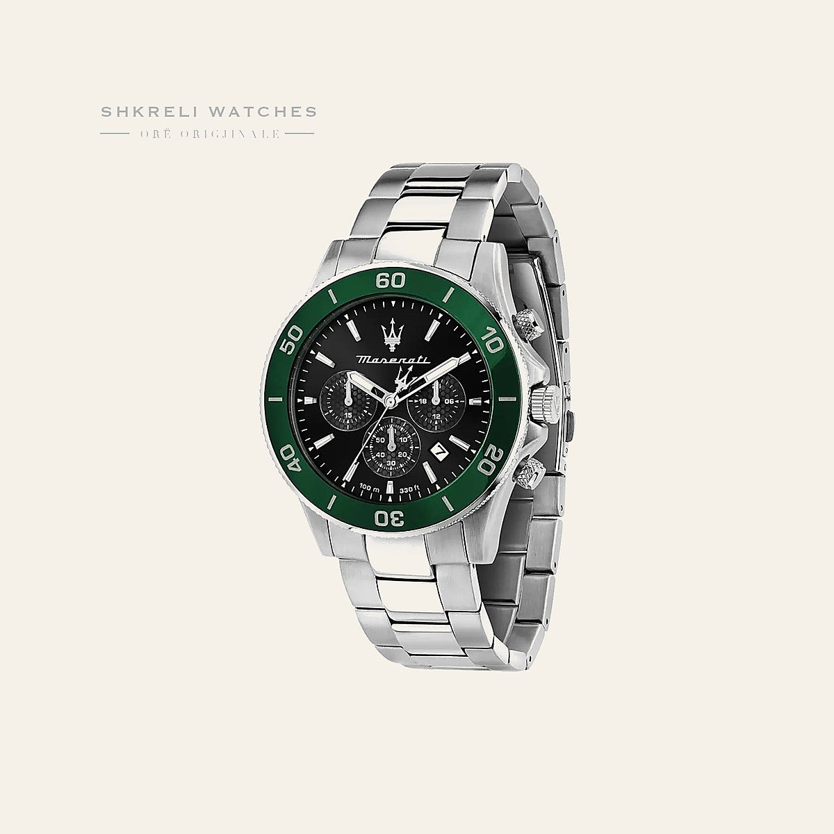 Maserati Klasike për Meshkuj — Jeshile e errët — Maserati | Shkreli Watches