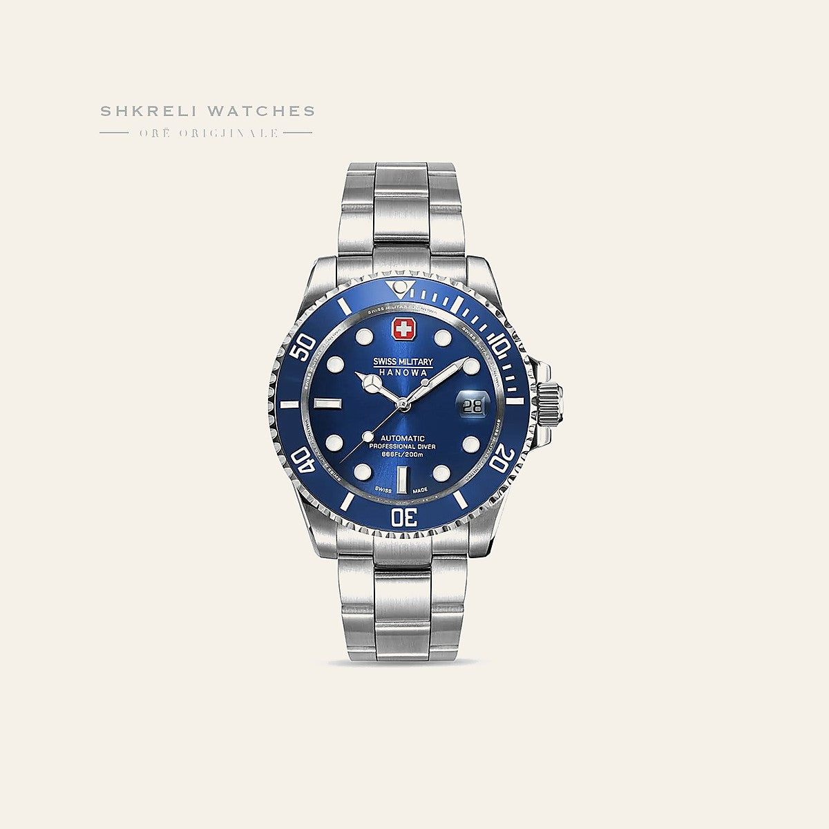 Swiss Military Hanowa Klasike për Meshkuj — Blu — Swiss Military Hanowa | Shkreli Watches