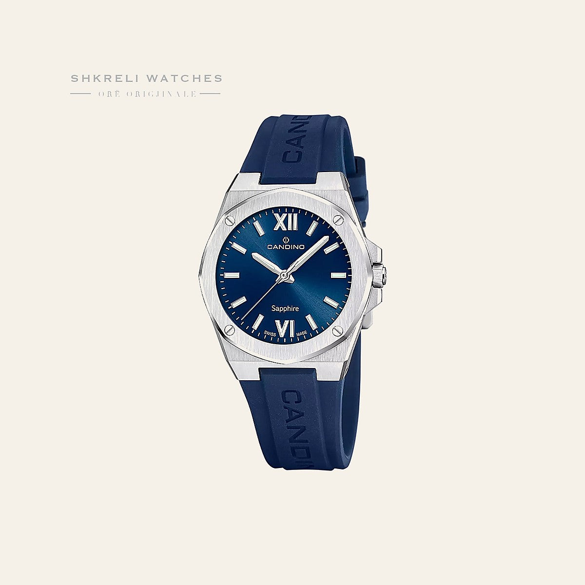 Candino Swiss Black Lady Casual Rubber — pamja 2 | Shkreli Watches