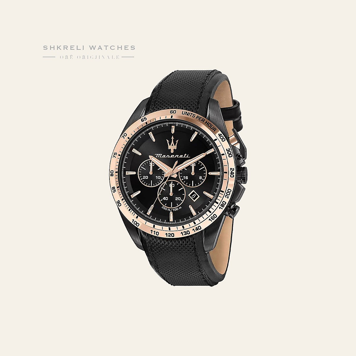 Maserati Klasike për Meshkuj — Kafe e errët — Maserati | Shkreli Watches