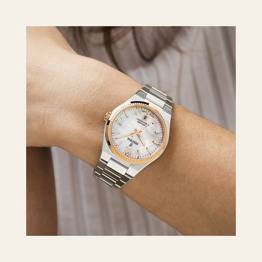 Festina Swiss Made Rivé Quartz (35mm) Mother of Pearl Dial