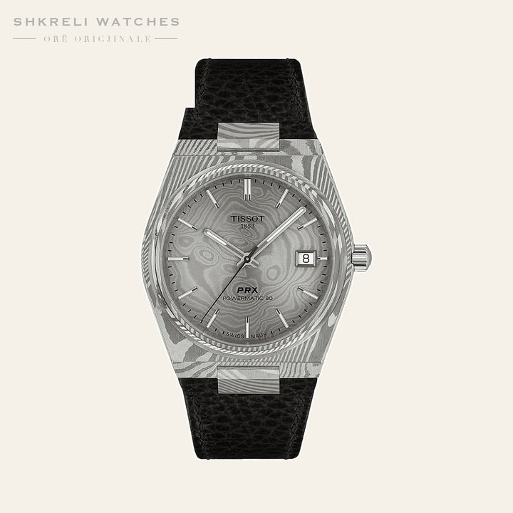 Tissot PRX Damascus Steel