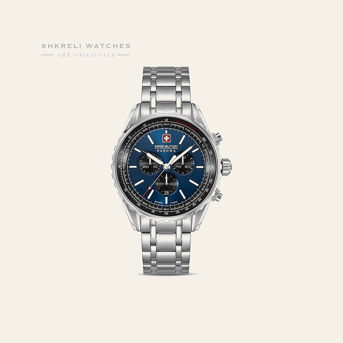 Swiss Military Hanowa Klasike për Meshkuj — Jeshile — Swiss Military Hanowa | Shkreli Watches