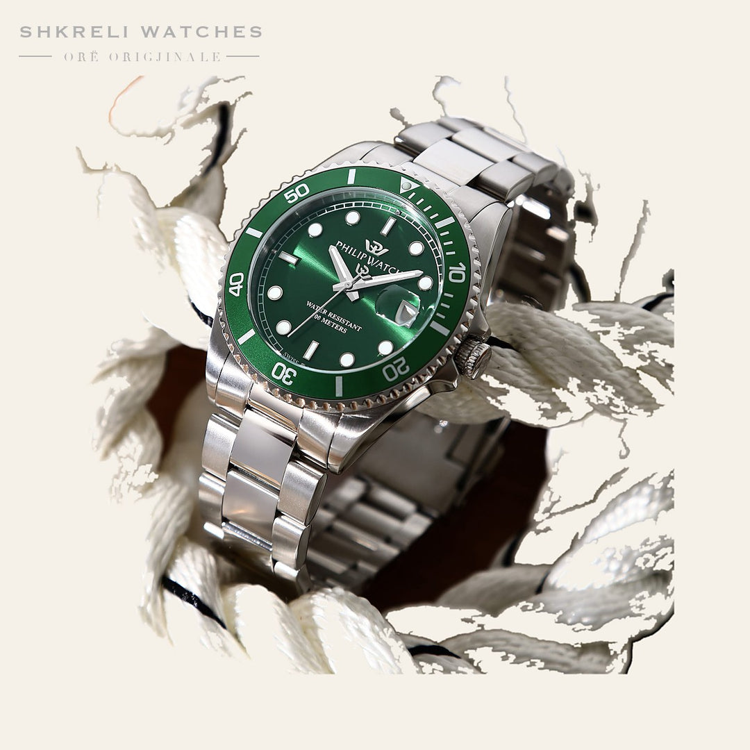 Philip Watch Classic for Men — Green