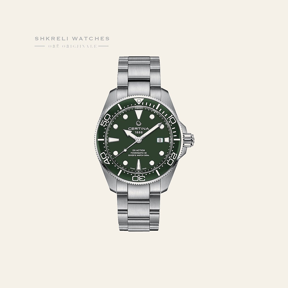 Certina DS Action Diver 43mm Powermatic 80 — Certina | Shkreli Watches