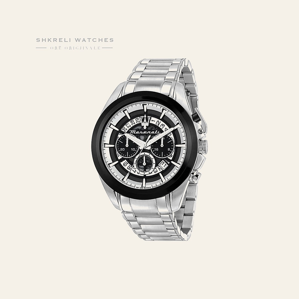Maserati Klasike për Meshkuj — Kafe e errët — Maserati | Shkreli Watches