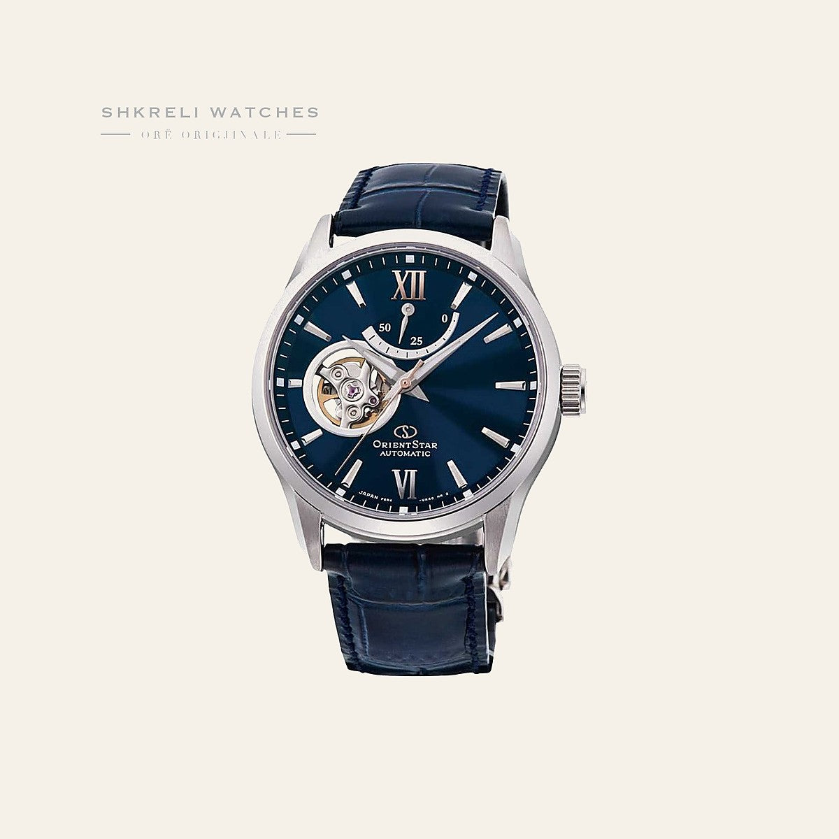 Orient Star Klasike — Blu e errët — Orient Star | Shkreli Watches