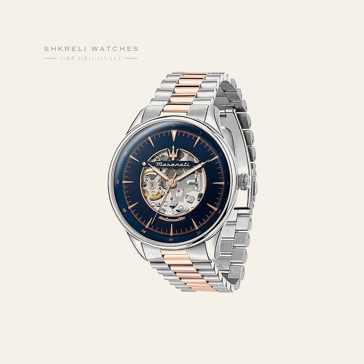 Maserati Klasike — Kafe — Maserati | Shkreli Watches