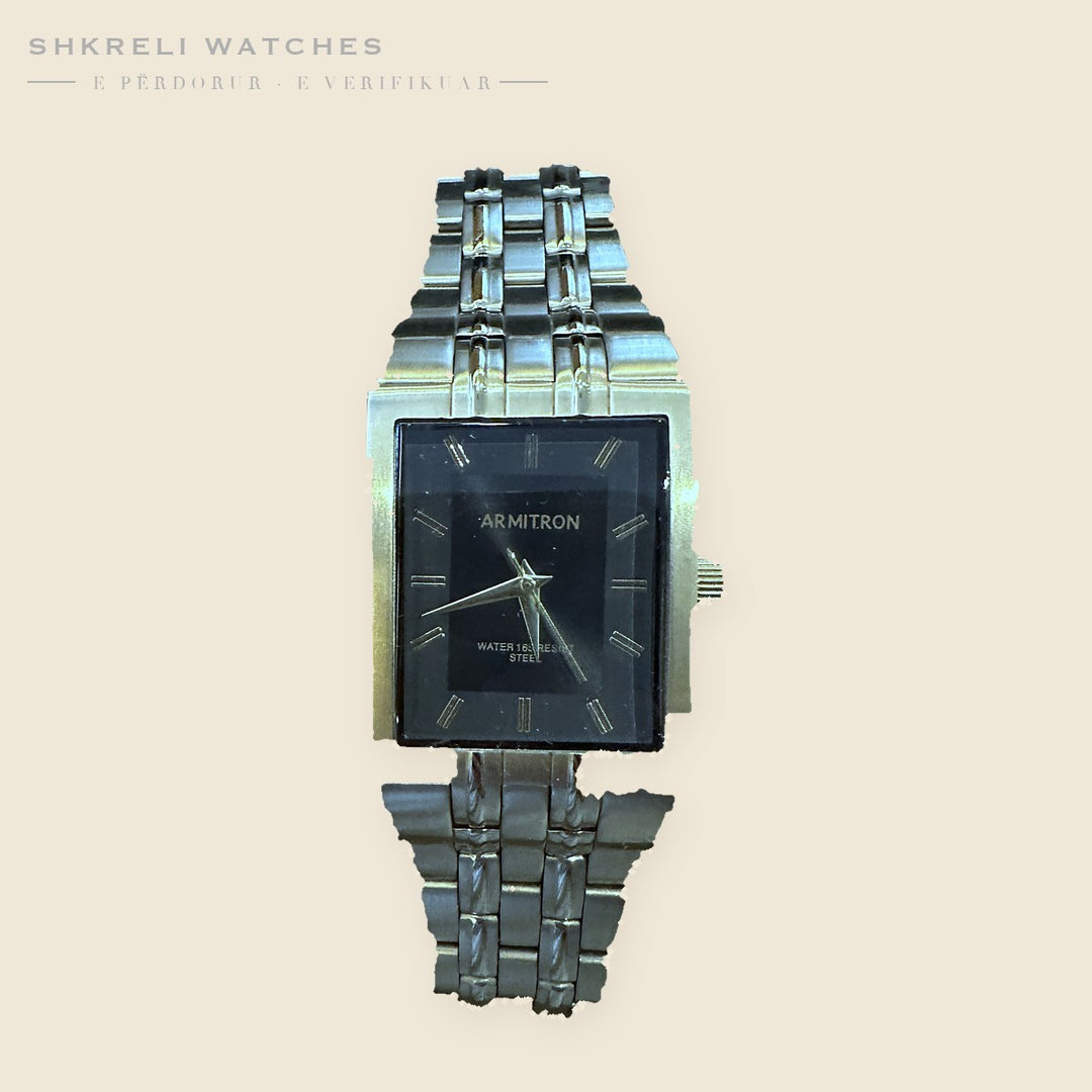 Armitron Klasik — Kasë Drejtkëndore, Çelik — Shkreli Watches (e përdorur), pamja 1