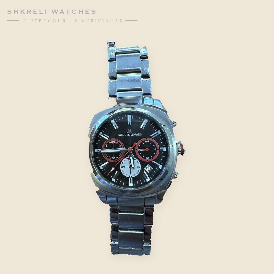 Jacques Lemans 1-1556 — Kronograf Sport — Shkreli Watches (e përdorur), pamja 1
