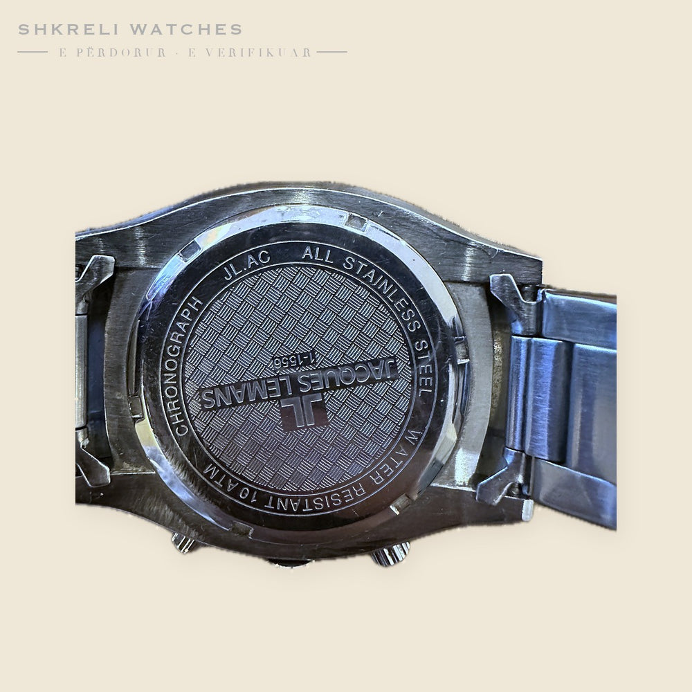 Jacques Lemans 1-1556 — Kronograf Sport — Shkreli Watches (e përdorur), pamja 2