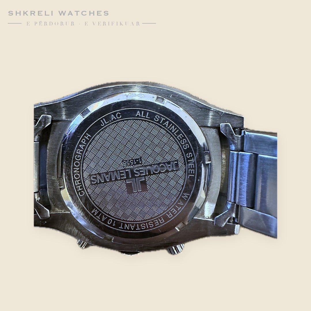 Jacques Lemans 1-1556 — Kronograf Sport — Shkreli Watches (e përdorur), pamja 2