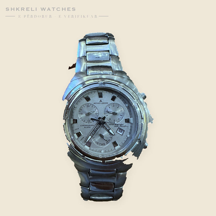 Jacques Lemans Kronograf-Alarm — Safir, 10 ATM — Shkreli Watches (e përdorur), pamja 1