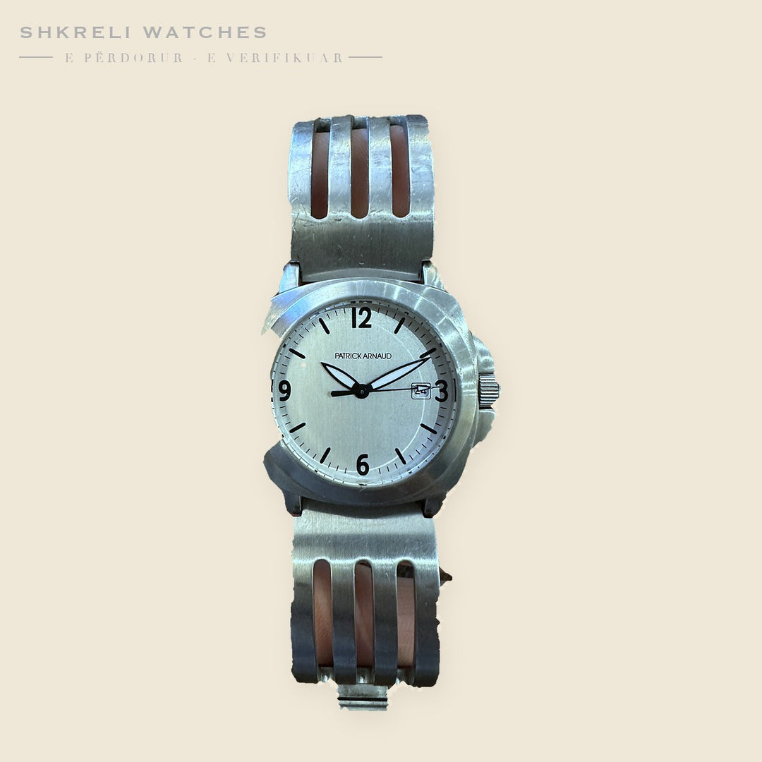 Patrick Arnaud — Kasë Cushion, Çelik — Shkreli Watches (e përdorur), pamja 1