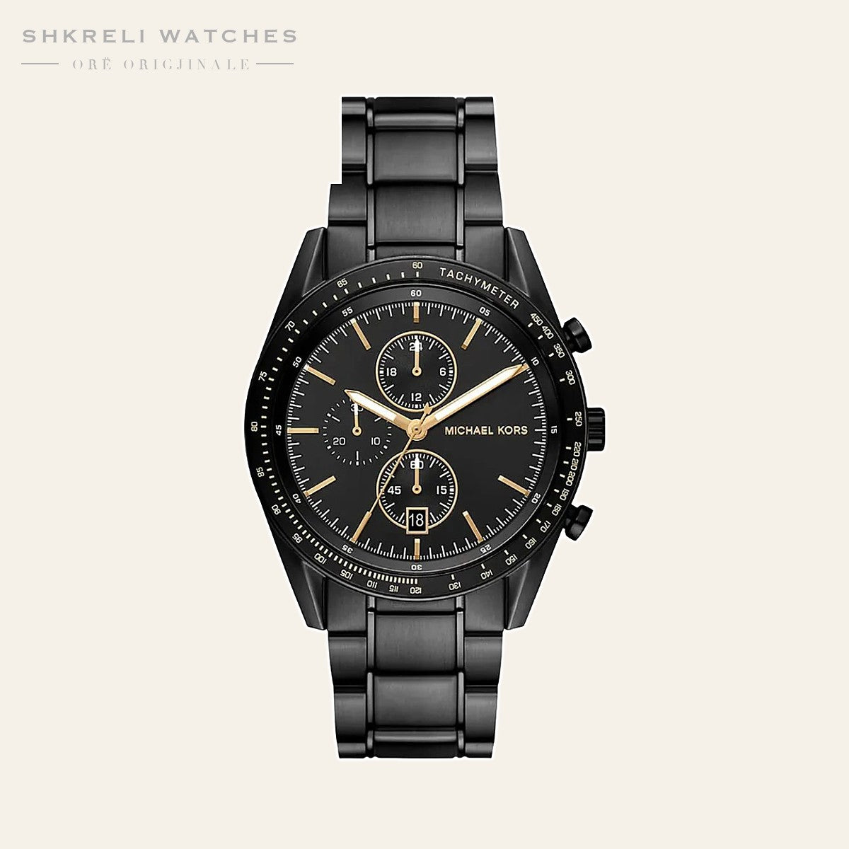 Michael Kors Klasike për Meshkuj — Kafe e errët — pamja 6 | Shkreli Watches