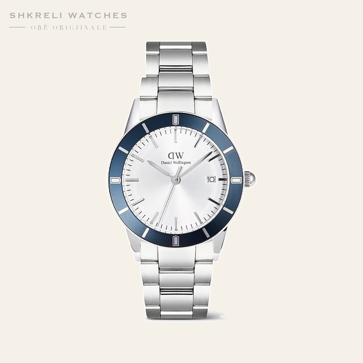 Daniel Wellington Iconic Paradigma Link Blue Bezel Silver